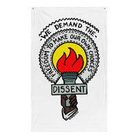 "Dissent" BIPOC (Dark skin) Flag